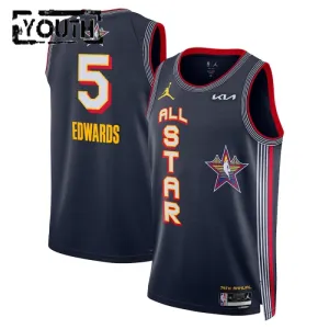 Maillot Enfant Anthony Edwards All Star 2025 Navy Swingman