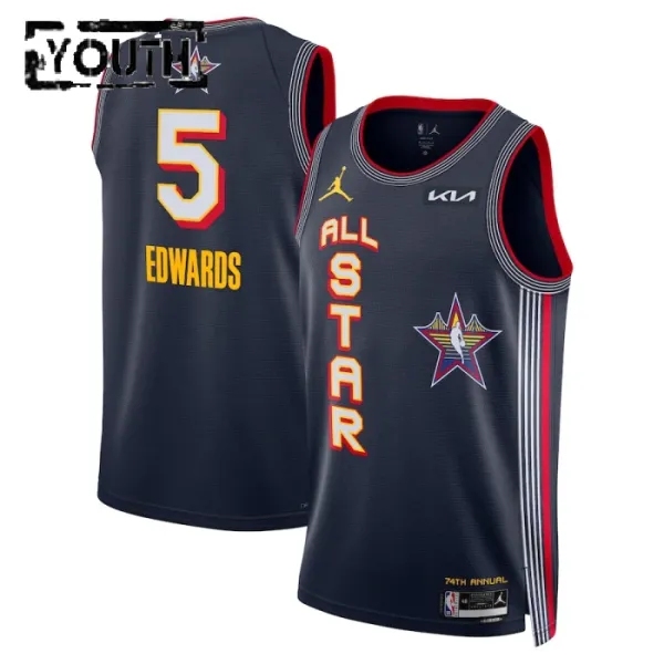 Maillot Enfant Anthony Edwards All Star 2025 Navy Swingman
