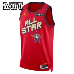 Maillot Enfant Giannis Antetokounmpo All Star 2025 Rouge Swingman