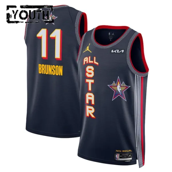 Maillot Enfant Jalen Brunson All Star 2025 Navy Swingman