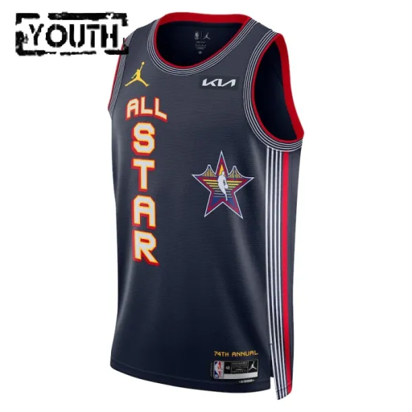 Maillot Enfant Jalen Brunson All Star 2025 Navy Swingman