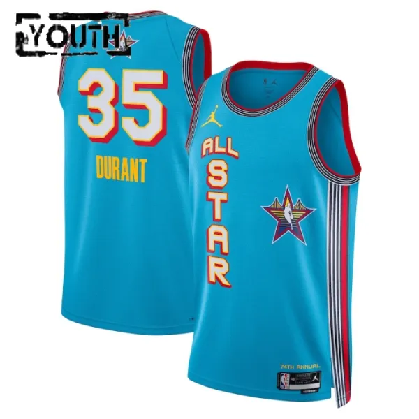Maillot Enfant Kevin Durant All Star 2025 Bleu Swingman