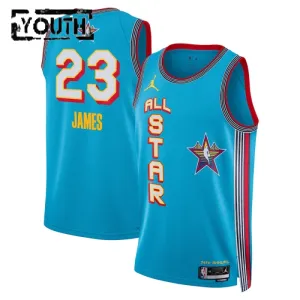 Maillot Enfant Lebron James All Star 2025 Bleu Swingman