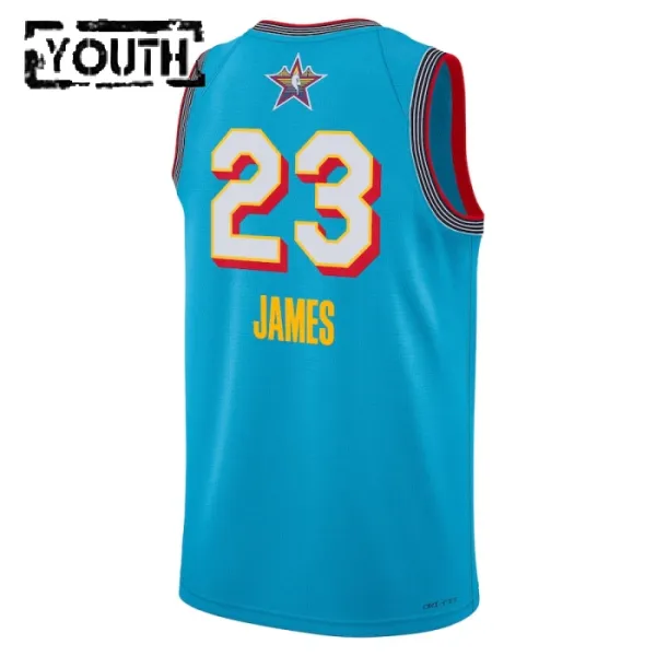 Maillot Enfant Lebron James All Star 2025 Bleu Swingman