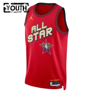 Maillot Enfant Nikola Jokic All Star 2025 Rouge Swingman
