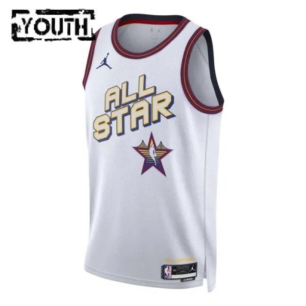 Maillot Enfant Personnalisé All Star 2025 Blanc Swingman