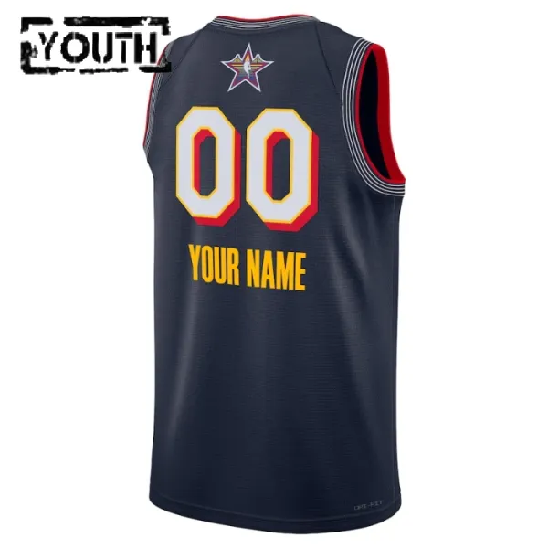 Maillot Enfant Personnalisé All Star 2025 Navy Swingman