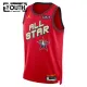 Maillot Enfant Personnalisé All Star 2025 Rouge Swingman