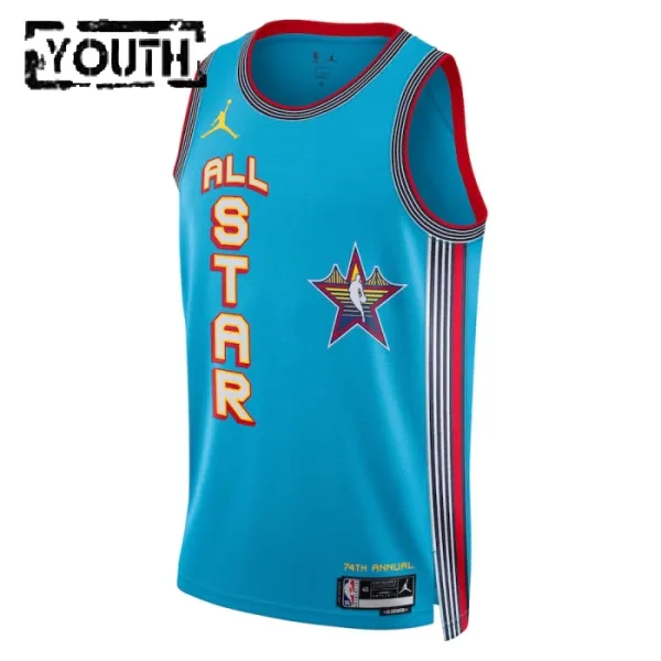 Maillot Enfant Stephen Curry All Star 2025 Bleu Swingman