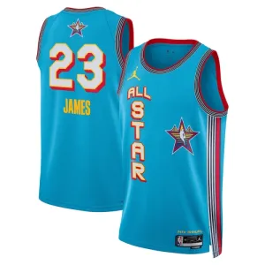 Maillot Homme Lebron James All Star 2025 Bleu Swingman