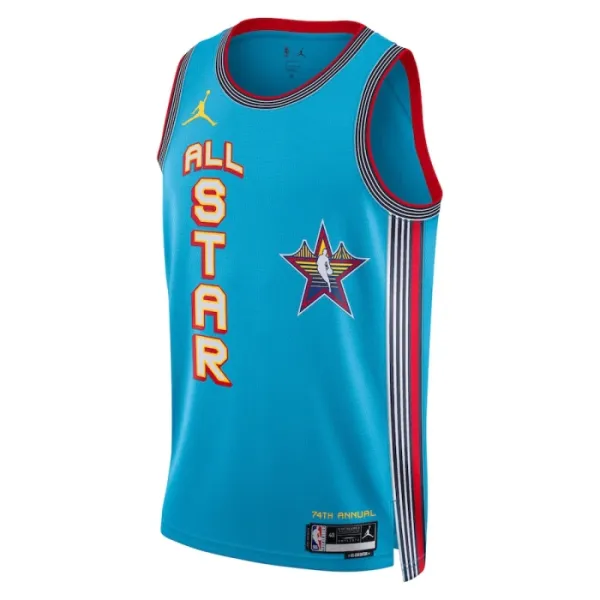 Maillot Homme Lebron James All Star 2025 Bleu Swingman