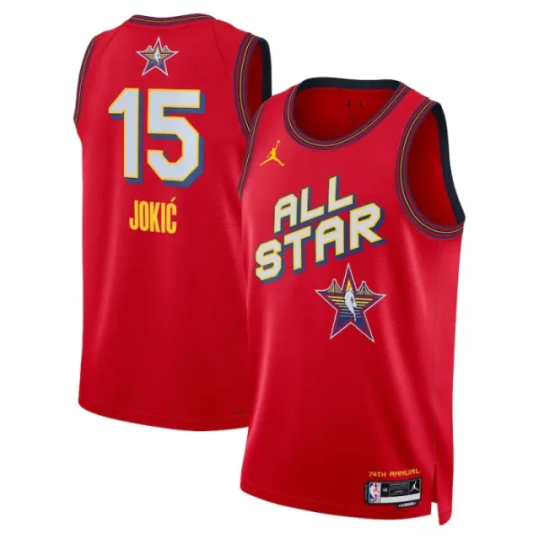 Maillot Homme Nikola Jokic All Star 2025 Rouge Swingman