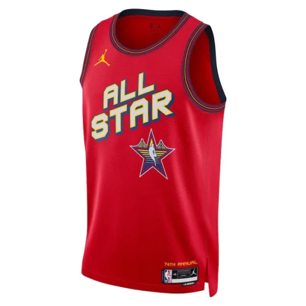 Maillot Homme Nikola Jokic All Star 2025 Rouge Swingman