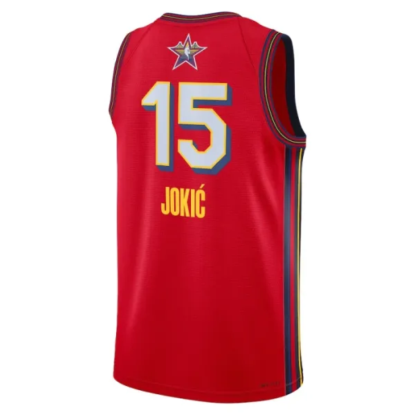 Maillot Homme Nikola Jokic All Star 2025 Rouge Swingman
