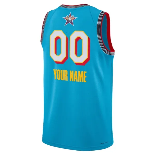 Maillot Homme Personnalisé All Star 2025 Bleu Swingman