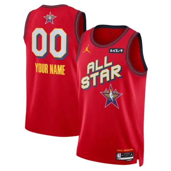 Maillot Homme Personnalisé All Star 2025 Rouge Swingman