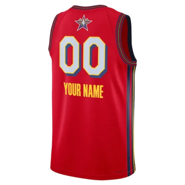 Maillot Homme Personnalisé All Star 2025 Rouge Swingman
