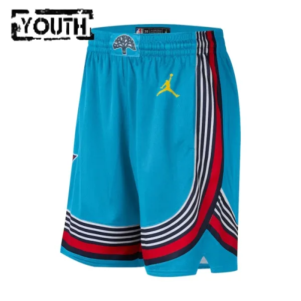 Short Enfant All Star 2025 Bleu Swingman