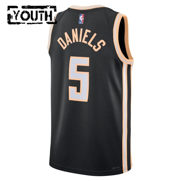 Maillot Enfant Atlanta Hawks Dyson Daniels City Edition 2025-26 Noir Swingman