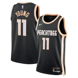 Maillot Homme Atlanta Hawks Trae Young City Edition 2025-26 Noir Swingman