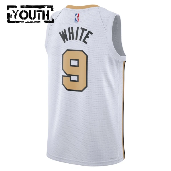 Maillot Enfant Boston Celtics Derrick White City Edition 2025-26 Blanc Swingman