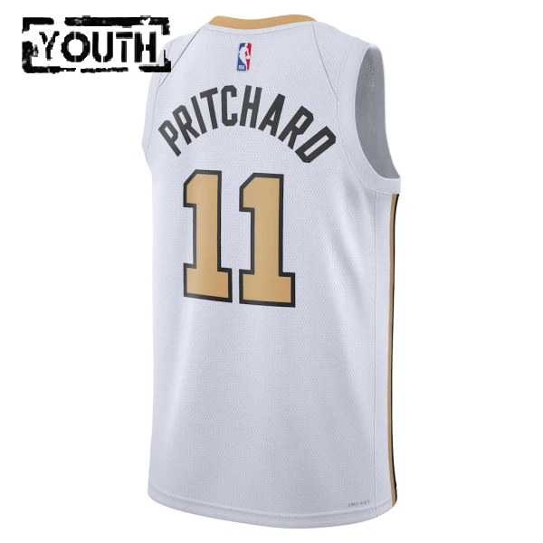 Maillot Enfant Boston Celtics Payton Pritchard City Edition 2025-26 Blanc Swingman