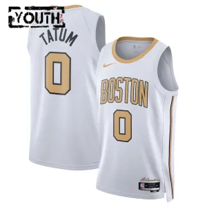 Maillot Enfant Boston Celtics Tatum City Edition 2025-26 Blanc Swingman