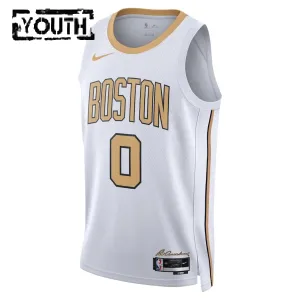 Maillot Enfant Boston Celtics Tatum City Edition 2025-26 Blanc Swingman