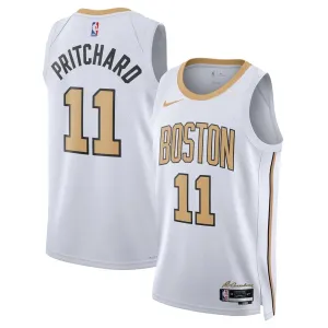 Maillot Homme Boston Celtics Payton Pritchard City Edition 2025-26 Blanc Swingman