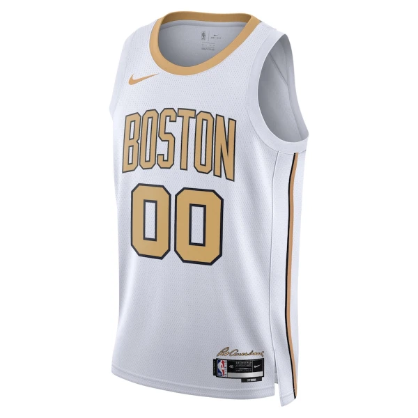 Maillot Homme Boston Celtics Personnalisé City Edition 2025-26 Blanc Swingman
