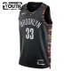 Maillot Enfant Brooklyn Nets Nic Claxton City Edition 2025-26 Noir Swingman