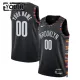 Maillot Enfant Brooklyn Nets Personnalisé City Edition 2025-26 Noir Swingman