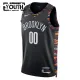 Maillot Enfant Brooklyn Nets Personnalisé City Edition 2025-26 Noir Swingman