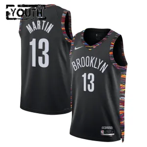 Maillot Enfant Brooklyn Nets Tyrese Martin City Edition 2025-26 Noir Swingman