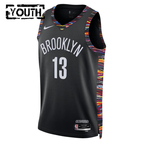 Maillot Enfant Brooklyn Nets Tyrese Martin City Edition 2025-26 Noir Swingman