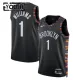 Maillot Enfant Brooklyn Nets Ziaire Williams City Edition 2025-26 Noir Swingman