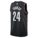 Maillot Homme Brooklyn Nets Cam Thomas City Edition 2025-26 Noir Swingman