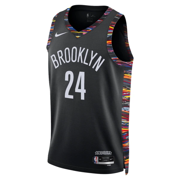 Maillot Homme Brooklyn Nets Cam Thomas City Edition 2025-26 Noir Swingman
