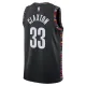 Maillot Homme Brooklyn Nets Nic Claxton City Edition 2025-26 Noir Swingman