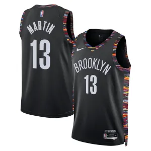 Maillot Homme Brooklyn Nets Tyrese Martin City Edition 2025-26 Noir Swingman