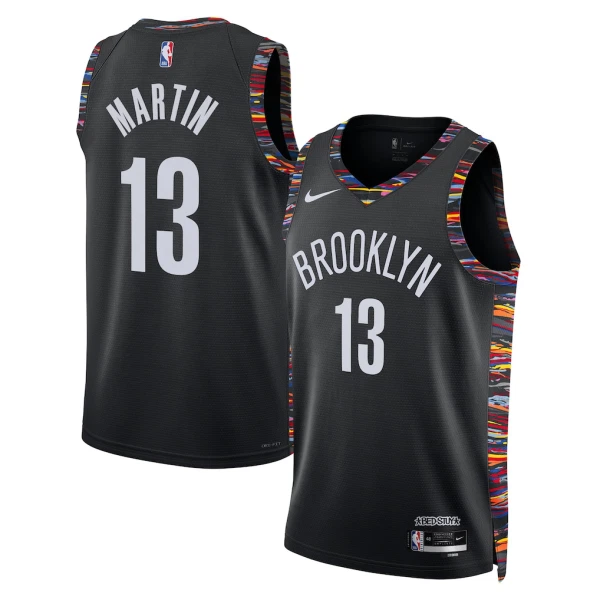 Maillot Homme Brooklyn Nets Tyrese Martin City Edition 2025-26 Noir Swingman