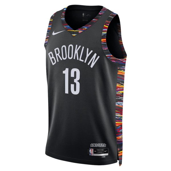 Maillot Homme Brooklyn Nets Tyrese Martin City Edition 2025-26 Noir Swingman