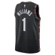 Maillot Homme Brooklyn Nets Ziaire Williams City Edition 2025-26 Noir Swingman