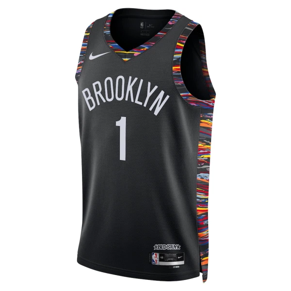 Maillot Homme Brooklyn Nets Ziaire Williams City Edition 2025-26 Noir Swingman