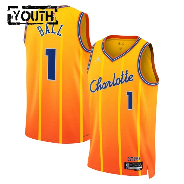 Maillot Enfant Charlotte Hornets Lamelo Ball City Edition 2025-26 Swingman Maillot Enfant Charlotte Hornets Lamelo Ball City Edition 2025-26 Swingman
