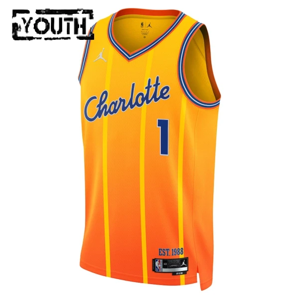 Maillot Enfant Charlotte Hornets Lamelo Ball City Edition 2025-26 Swingman