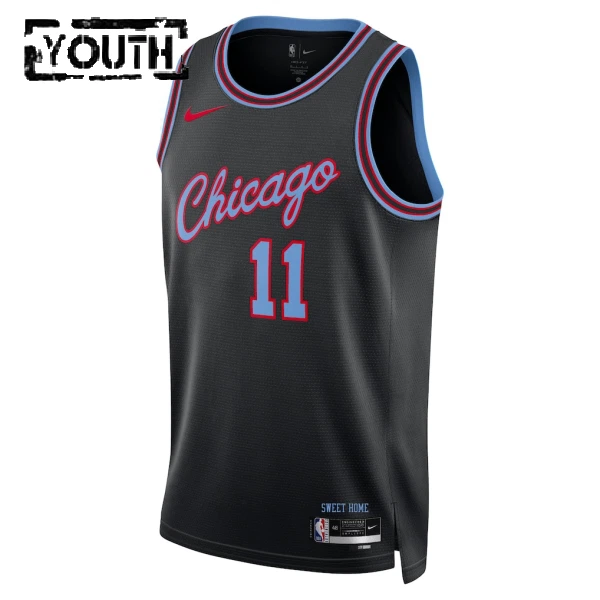 Maillot Enfant Chicago Bulls Ayo Dosunmu City Edition 2025-26 Noir Swingman