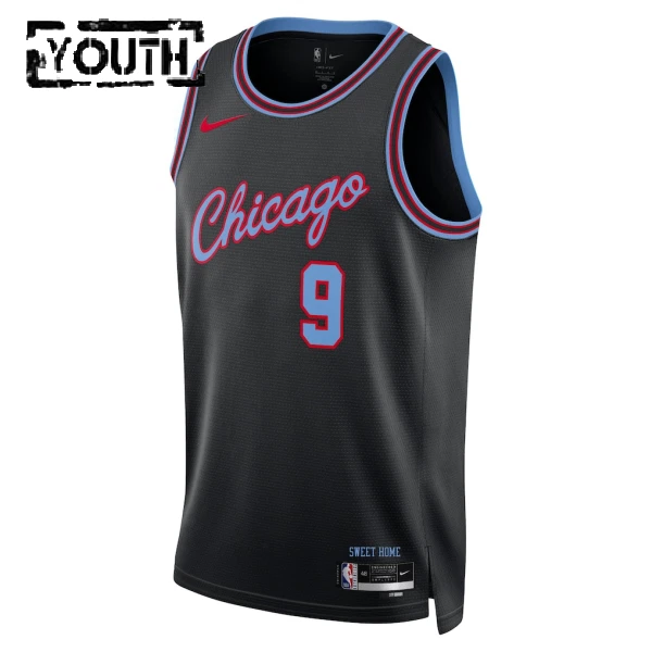 Maillot Enfant Chicago Bulls Nikola Vucevic City Edition 2025-26 Noir Swingman