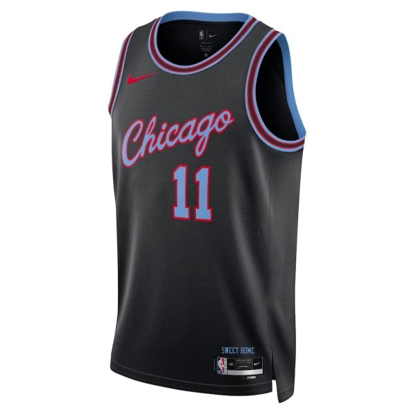 Maillot Homme Chicago Bulls Ayo Dosunmu City Edition 2025-26 Noir Swingman