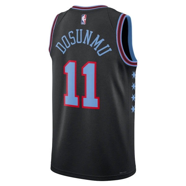 Maillot Homme Chicago Bulls Ayo Dosunmu City Edition 2025-26 Noir Swingman